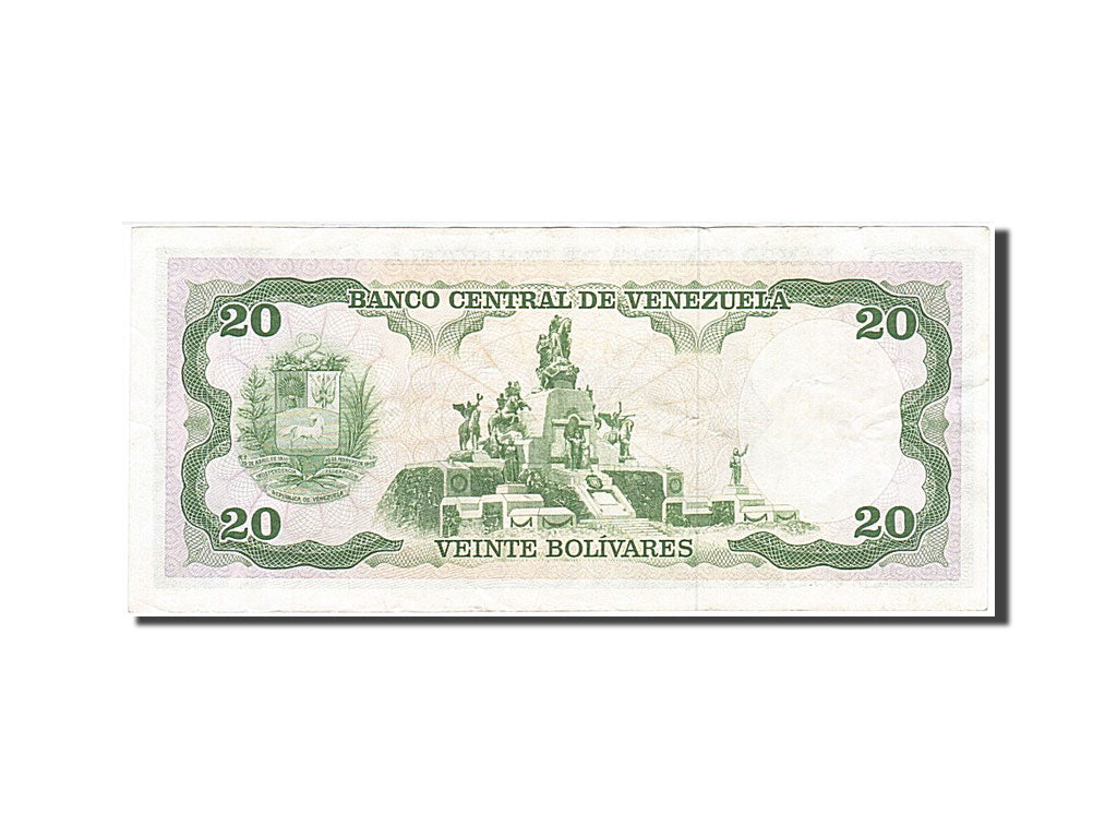 Banknote, Venezuela, 20 Bolivares, 1990, 1990-05-31, EF(40-45)