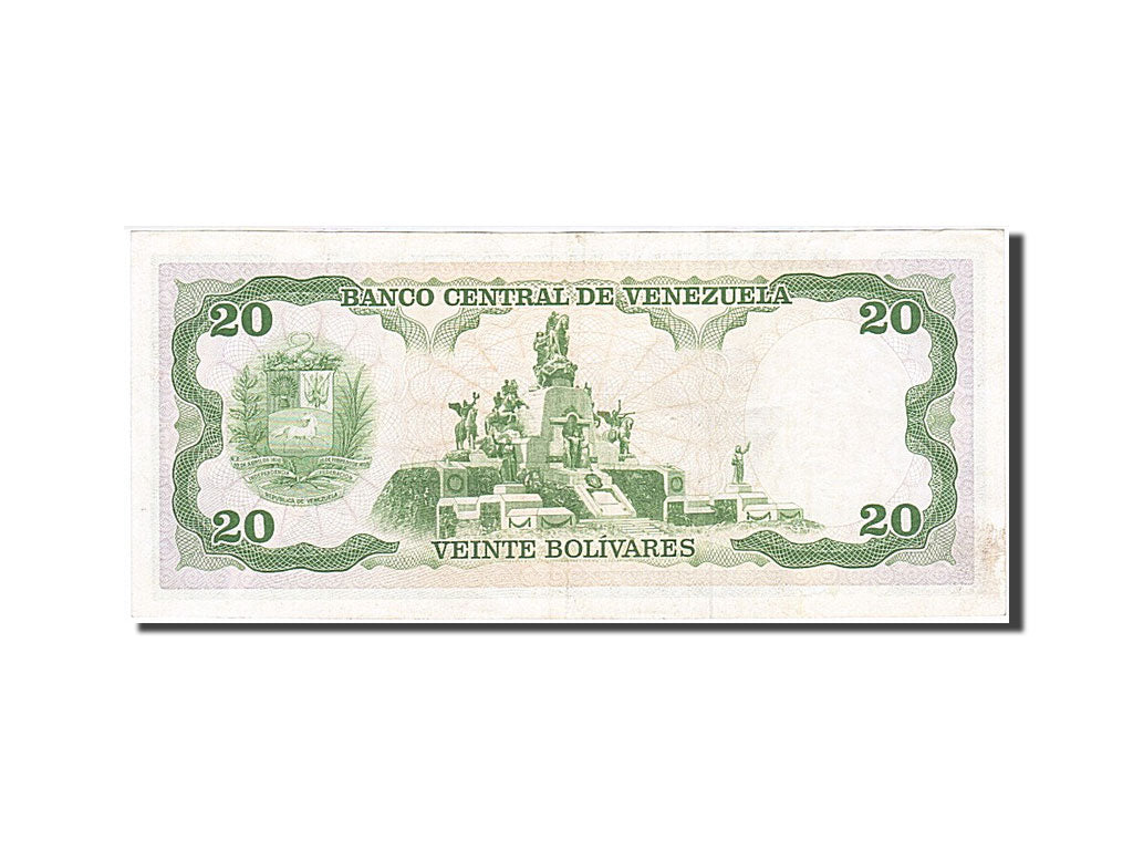 Billet, Venezuela, 20 Bolivares, 1990, 1990-05-31, TTB+