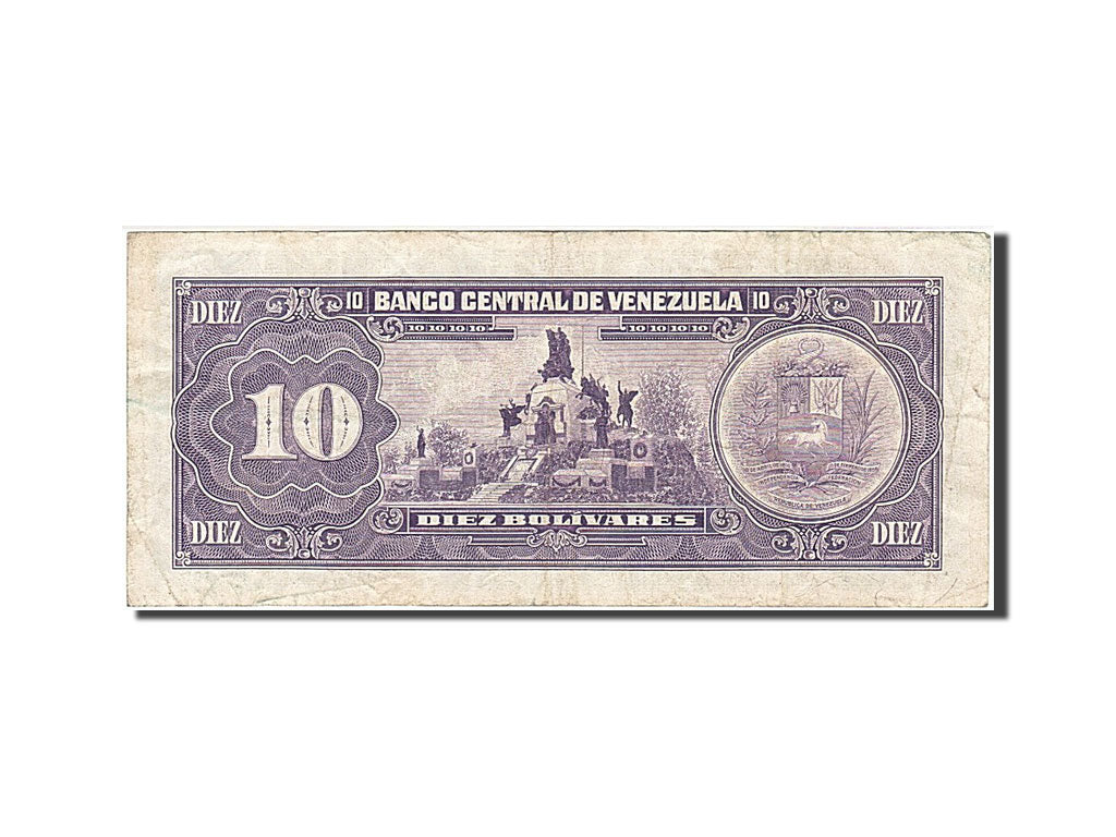 Banknote, Venezuela, 10 Bolívares, 1990, 1990-05-31, VF(20-25)
