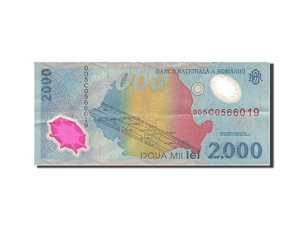 Billete, 2000 Lei, 1999, Rumanía, 1999-08-11, RC