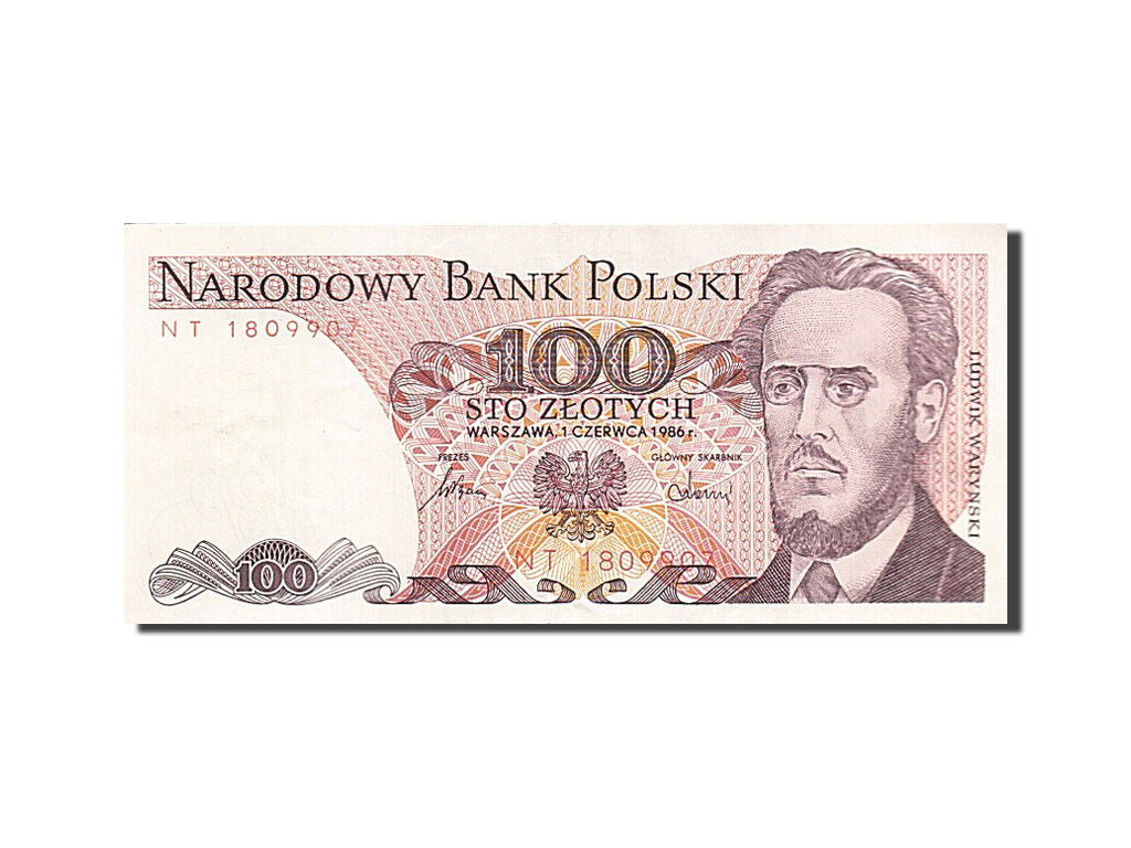 Banconote, Polonia, 100 Zlotych, 1986, 1986-06-01, BB