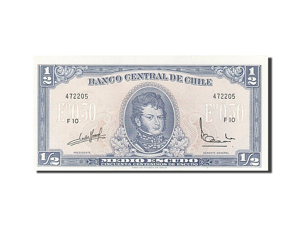 Billet, Chile, 1/2 Escudo, SPL
