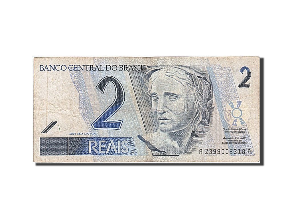 Billete, 2 Reais, 2001, Brasil, BC