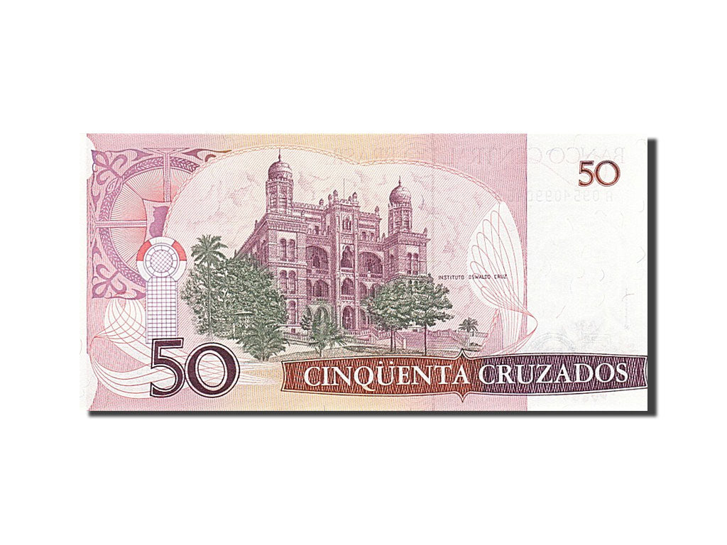 Banknote, Brazil, 50 Cruzados, 1986, UNC(65-70)
