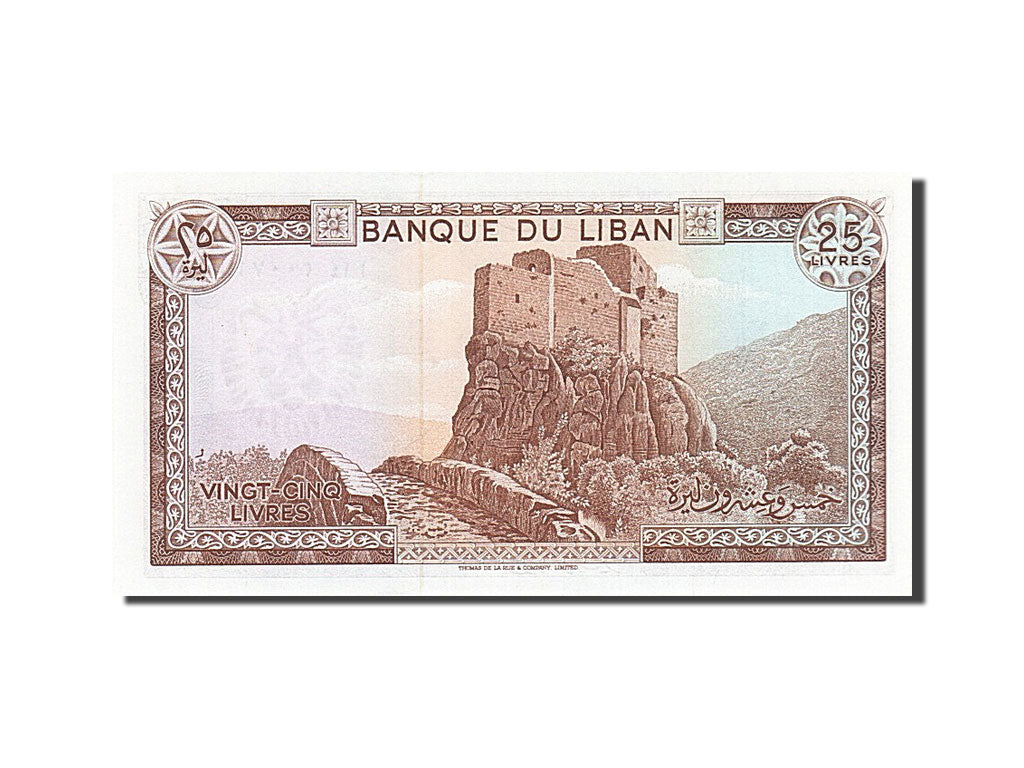 Billet, Lebanon, 25 Livres, 1983, SPL