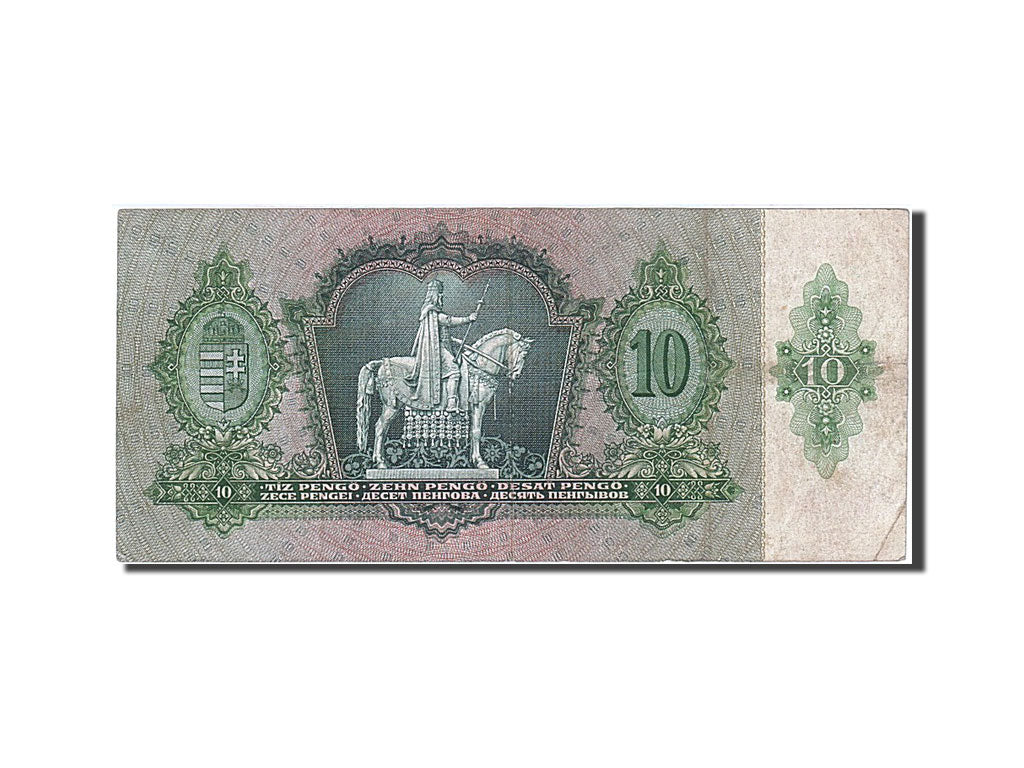 Banknote, Hungary, 10 Pengö, 1936, 1936-12-22, VF(20-25)