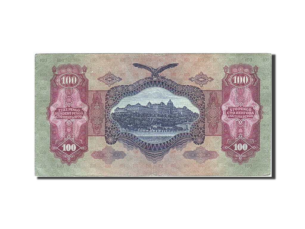 Banknote, Hungary, 100 Pengö, 1930, 1930-07-01, EF(40-45)