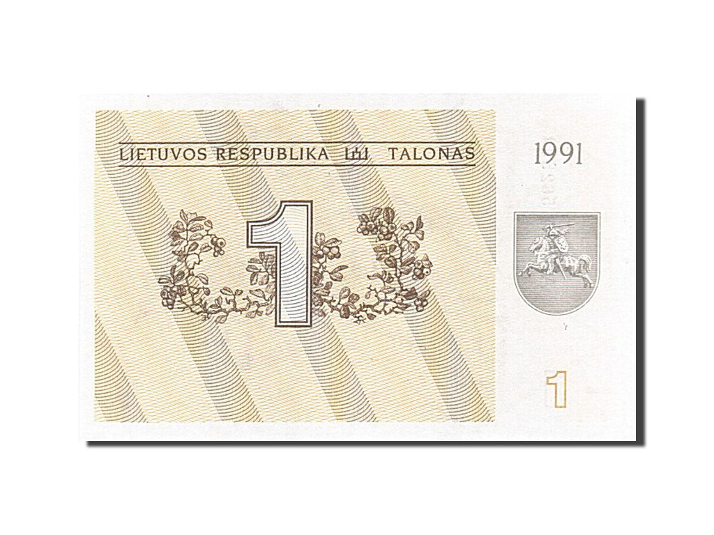 Geldschein, Lithuania, 1 (Talonas), 1991, UNZ