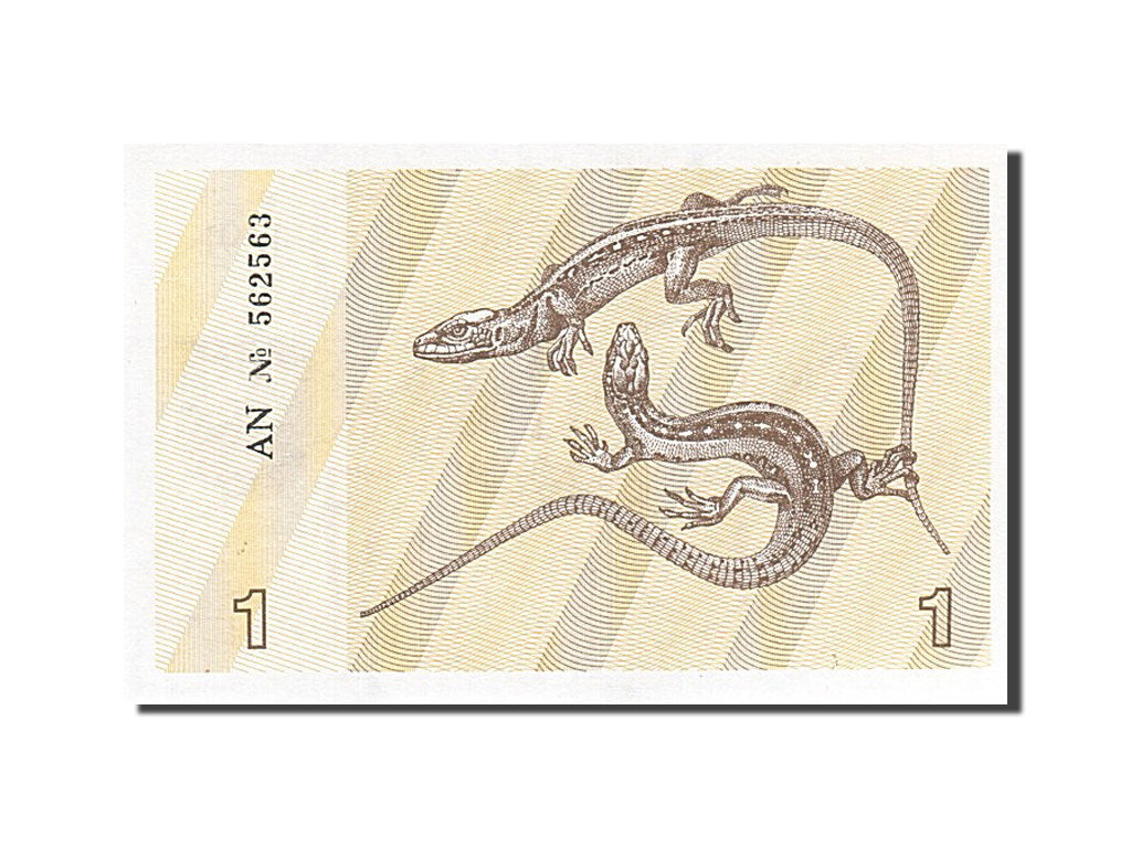 Geldschein, Lithuania, 1 (Talonas), 1991, UNZ