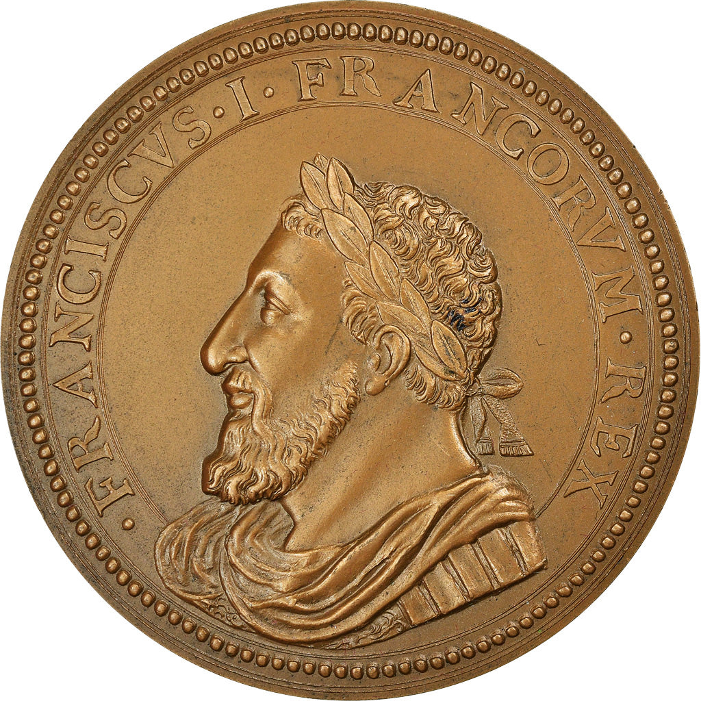 Frankrijk, Medaille, François Ier, History, 1967, UNC-, Bronze