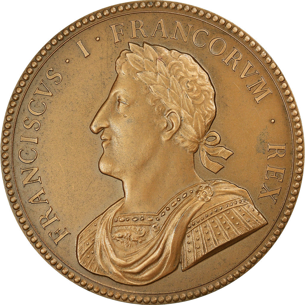 Frankrijk, Medaille, François Ier, History, 1967, UNC-, Bronze