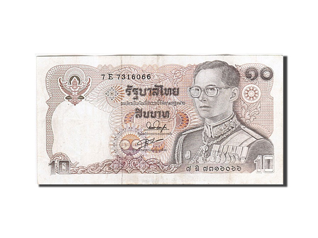 Biljet, Thailand, 10 Baht, 1980, TTB