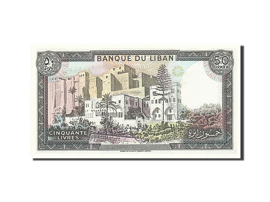 Billet, Lebanon, 50 Livres, 1988, NEUF