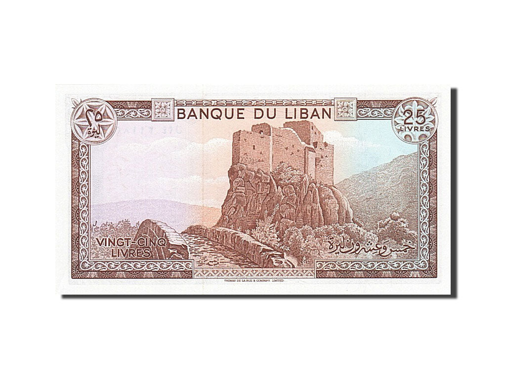 Billet, Lebanon, 25 Livres, 1983, NEUF