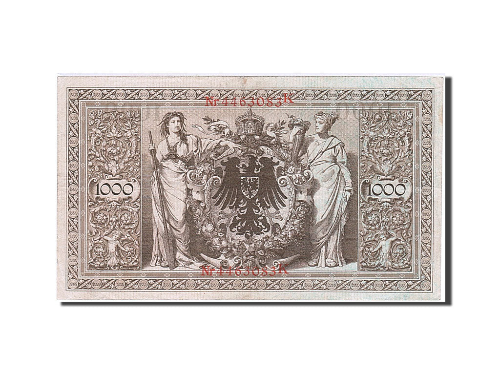 Billete, 1000 Mark, 1910, Alemania, 1910-04-21, MBC
