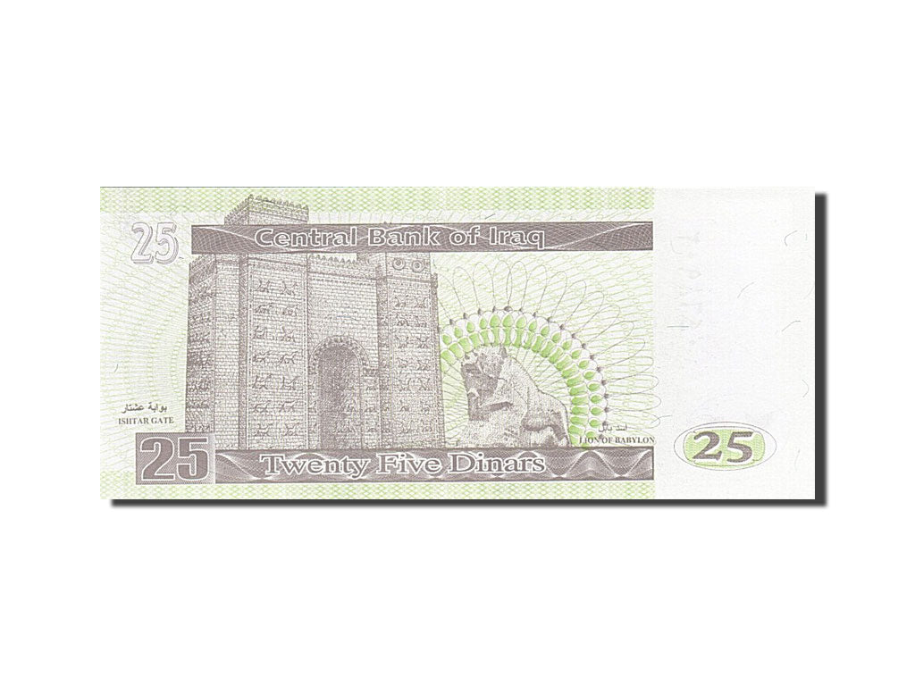 Geldschein, Irak, 25 Dinars, 2001, UNZ