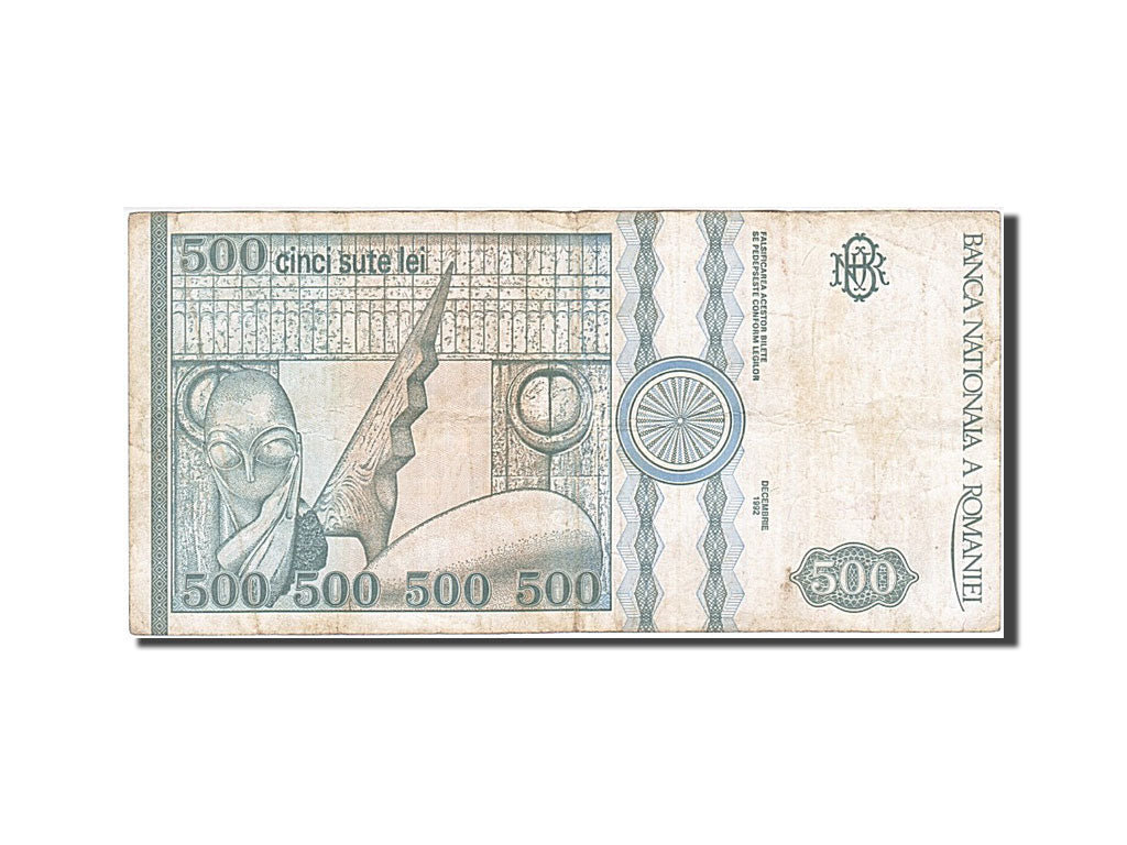 Banconote, Romania, 500 Lei, 1992, MB
