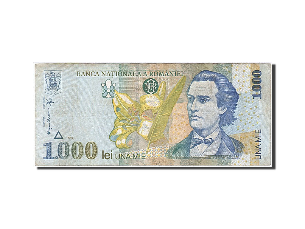 Banconote, Romania, 1000 Lei, 1998, BB
