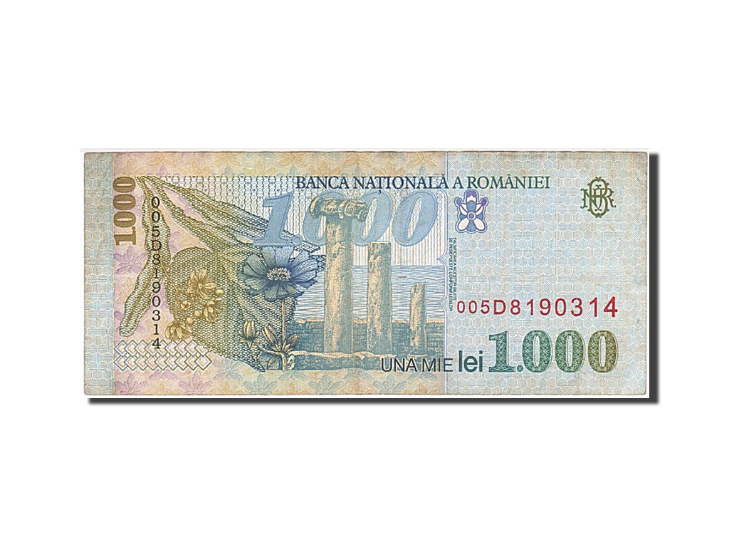 Banconote, Romania, 1000 Lei, 1998, BB