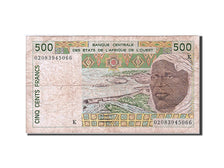Banknote, West African States, 500 Francs, 1995, VG(8-10)