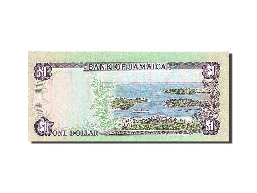 Biljet, Jamaica, 1 Dollar, 1989, 1989-07-01, NIEUW