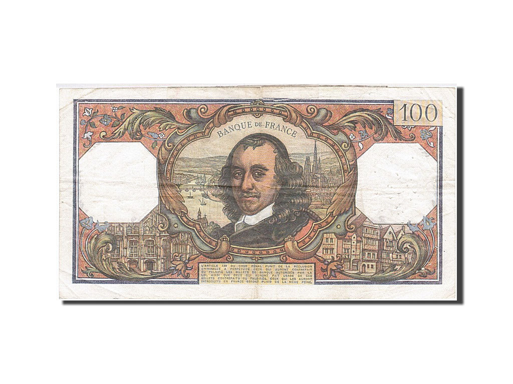 Banknote, France, 100 Francs, 100 F 1964-1979 ''Corneille'', 1972, 1972-01-06