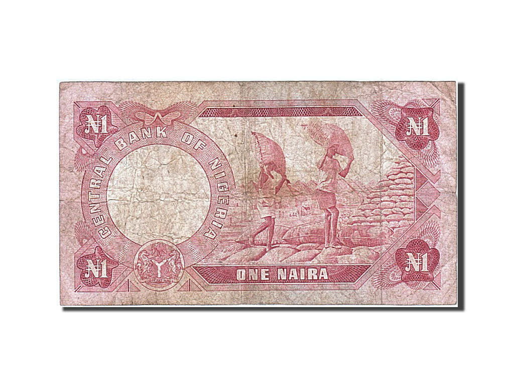 Banknote, Nigeria, 1 Naira, 1973, VG(8-10)