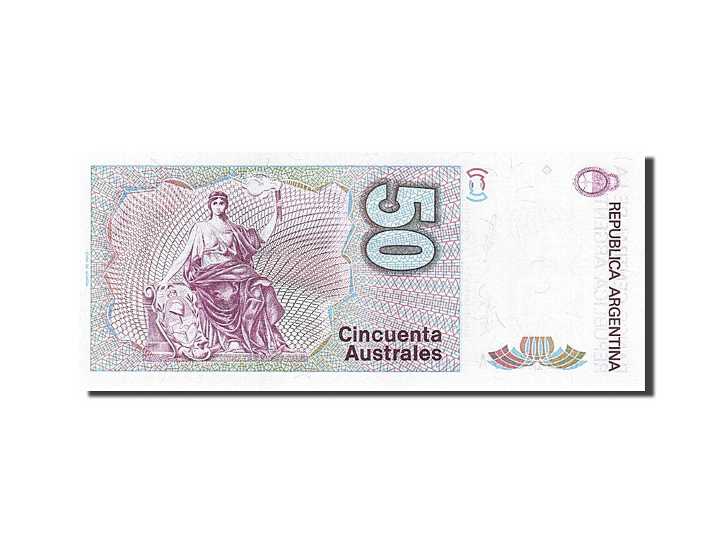 Banknote, Argentina, 50 Australes, 1986, UNC(65-70)