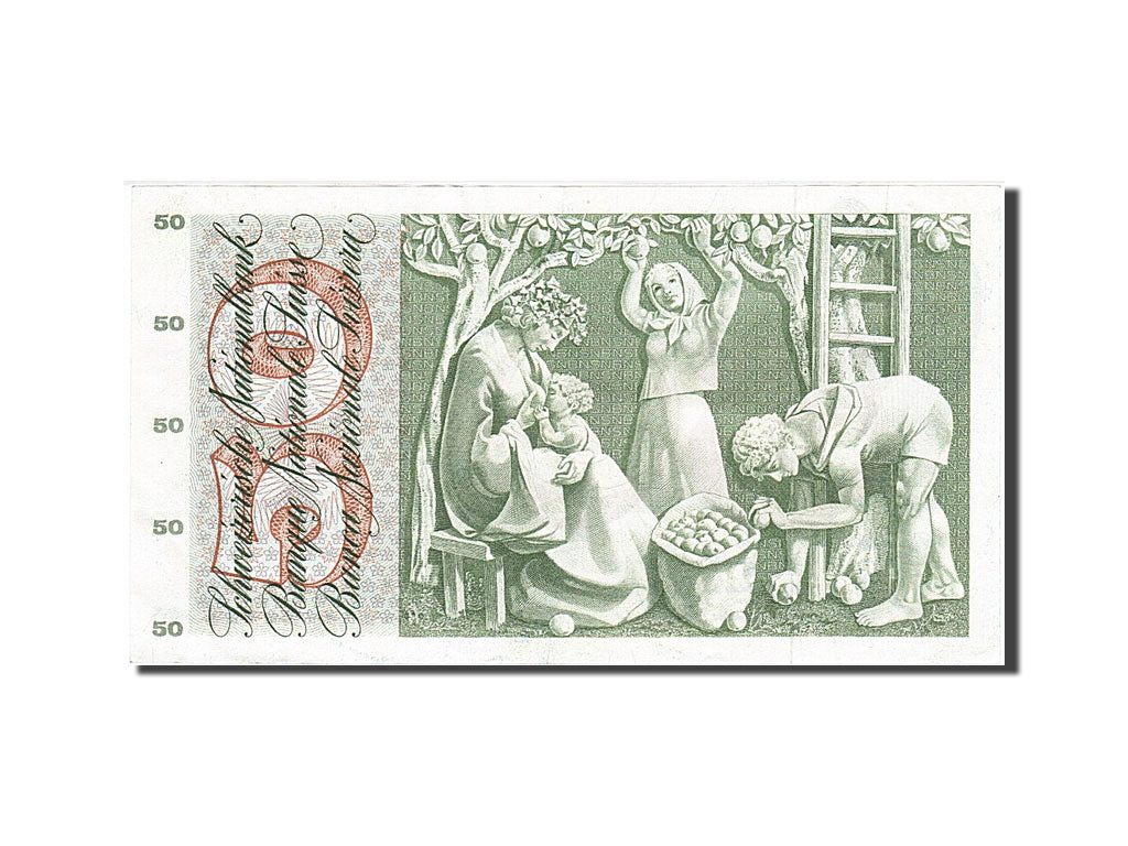 Geldschein, Schweiz, 50 Franken, 1971, 1971-02-10, VZ
