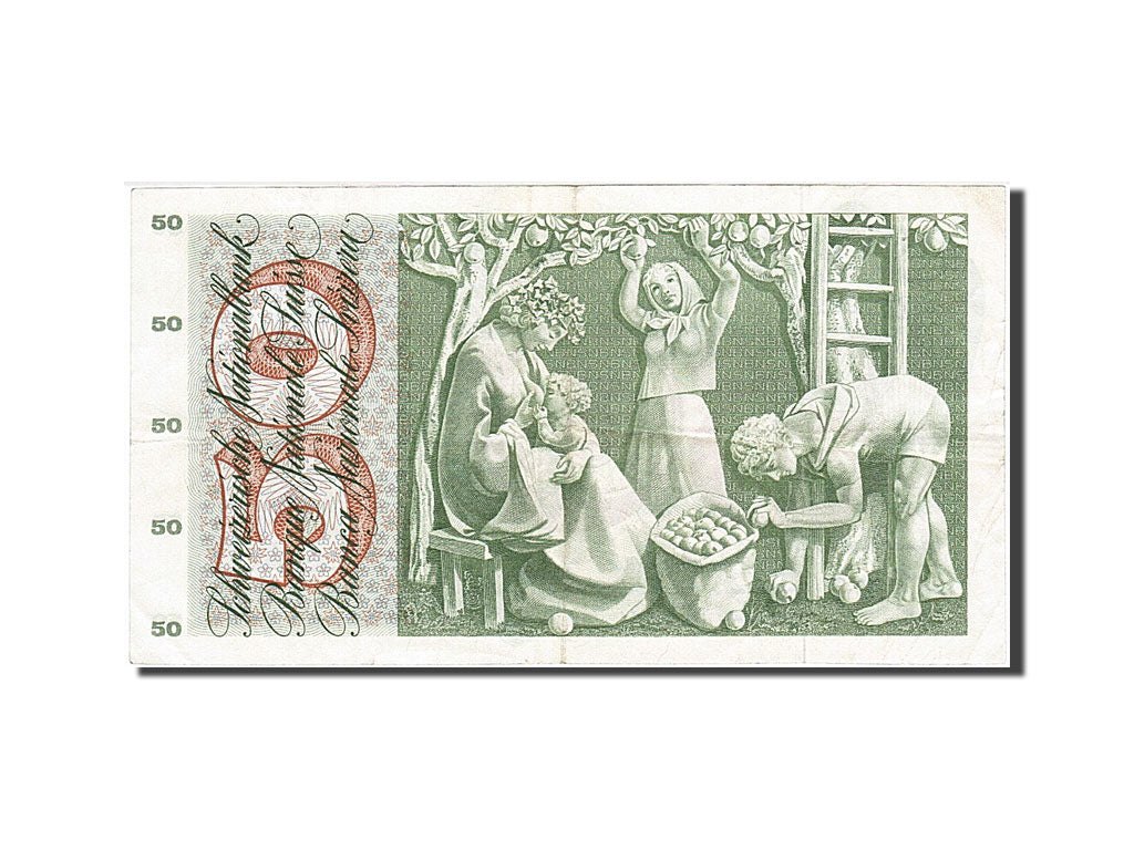 Banknot, Szwajcaria, 50 Franken, 1971, 1971-02-10, EF(40-45)