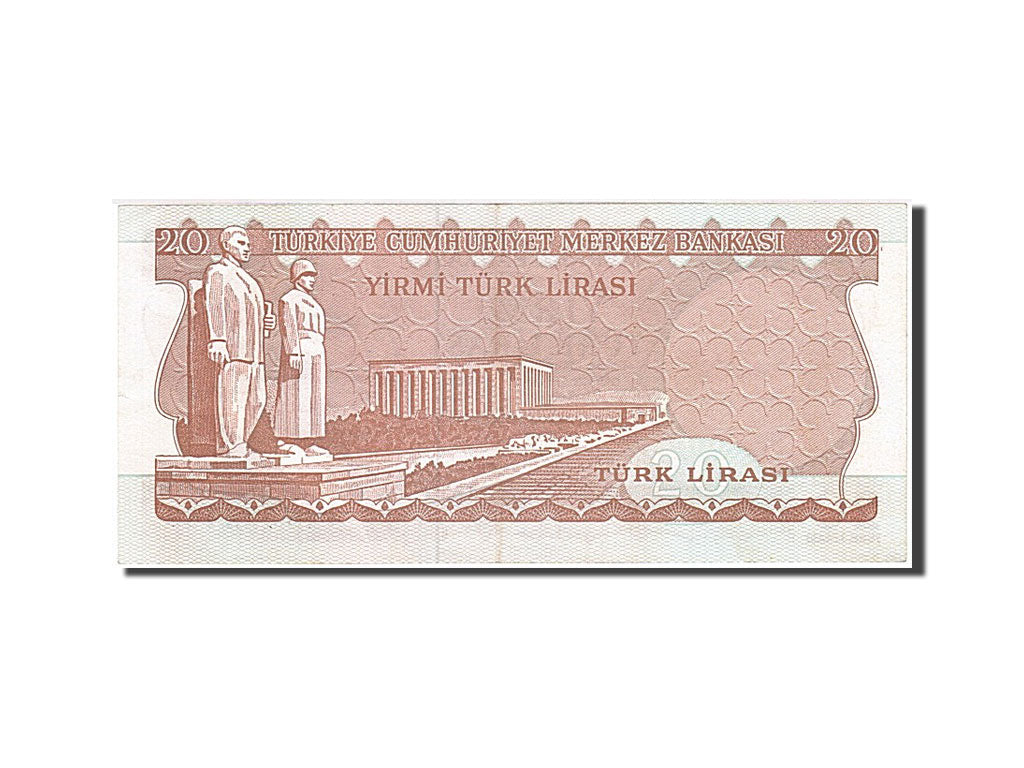 Billet, Turquie, 20 Lira, 1970, SUP+