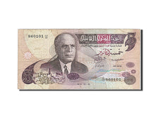 Banknote, Tunisia, 5 Dinars, 1973, 1973-10-15, VF(20-25)