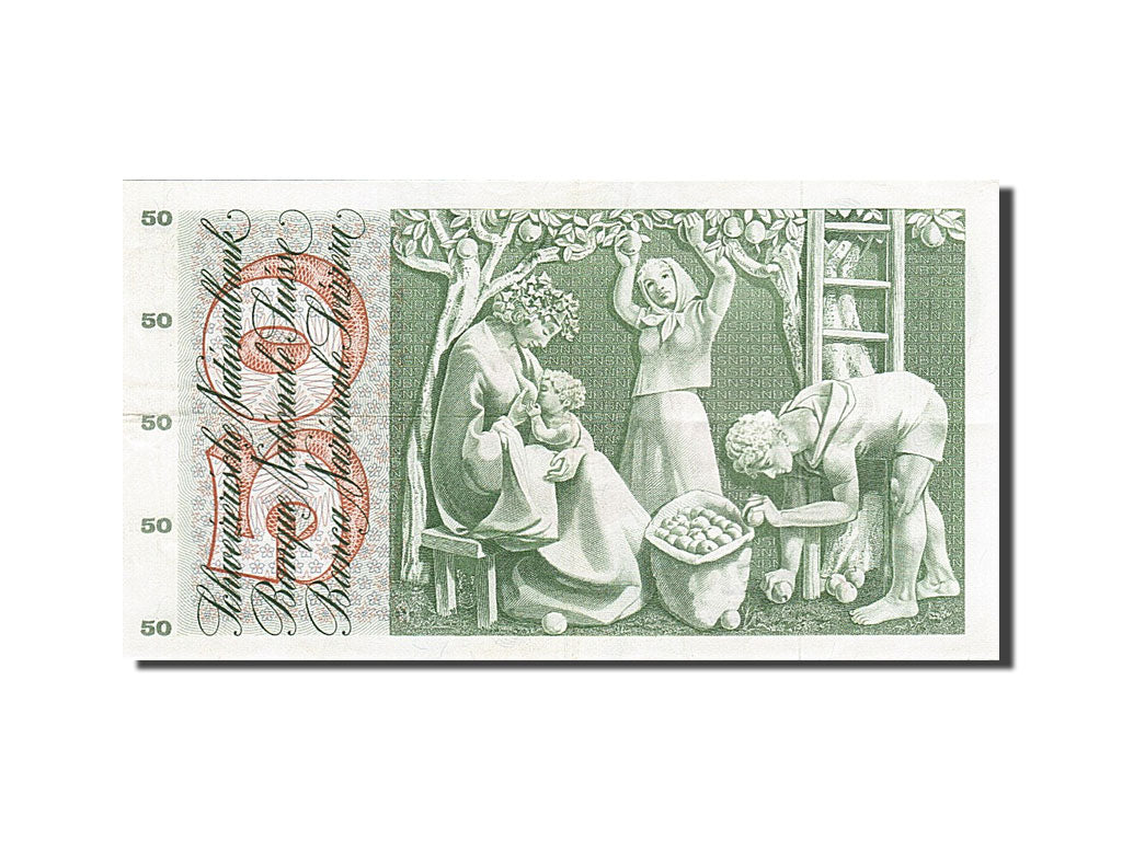 Geldschein, Schweiz, 50 Franken, 1973, 1973-03-07, VZ