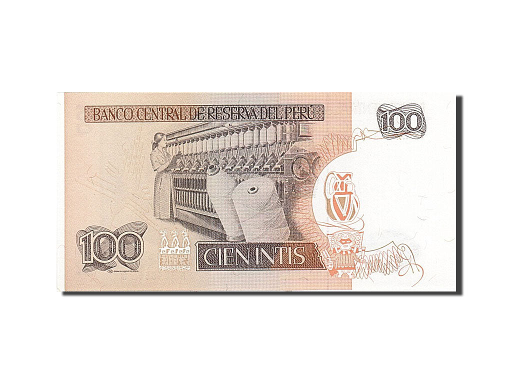 Geldschein, Peru, 100 Intis, 1986, 1986-03-06, UNZ