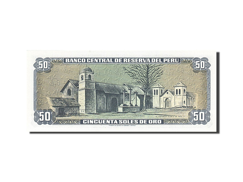 Geldschein, Peru, 50 Soles De Oro, 1977, 1977-12-15, UNZ