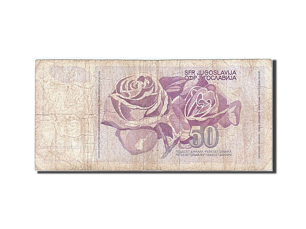 Banconote, Iugoslavia, 50 Dinara, 1990, 1990-06-01, MB
