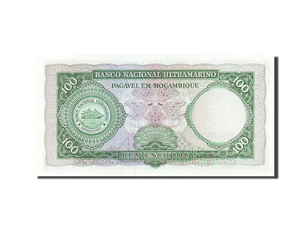 Geldschein, Mosambik, 100 Escudos, 1961, 1961-03-27, UNZ-