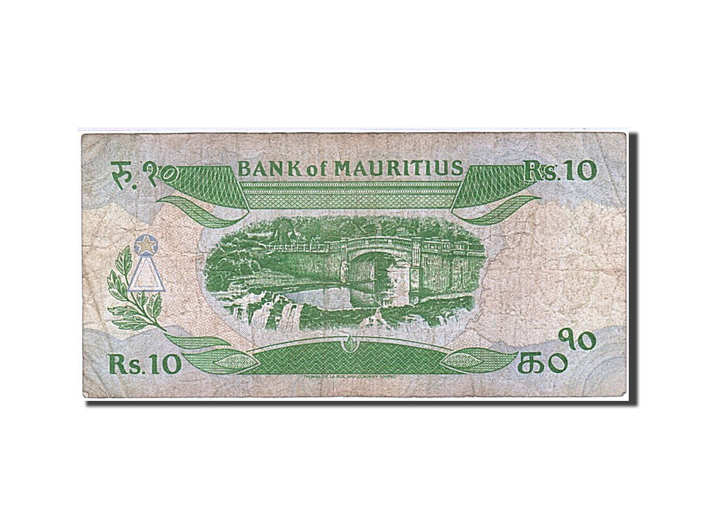 Banknote, Mauritius, 10 Rupees, 1985, Undated, KM:35a, VF(20-25)