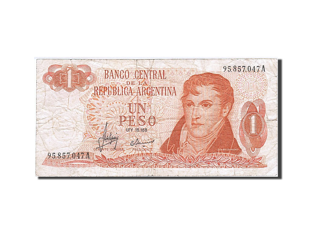 Banknote, Argentina, 1 Peso, 1974, VF(20-25)
