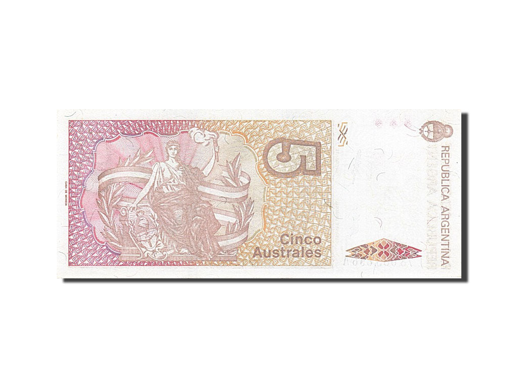 Banknot, Argentina, 5 Australes, 1985, UNC(63)