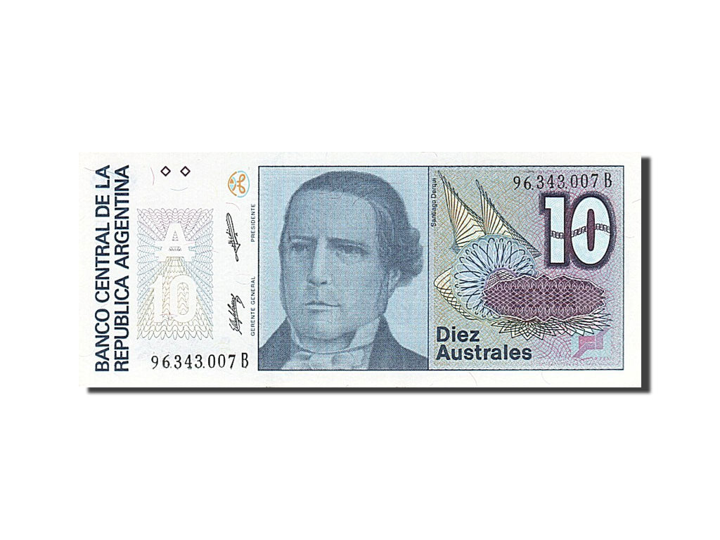 Banknote, Argentina, 10 Australes, 1985, UNC(63)