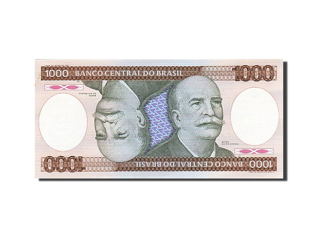 Banknot, Brazylia, 1000 Cruzeiros, 1980, UNC(63)