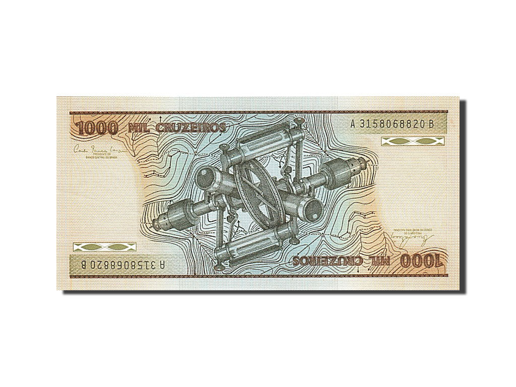 Banknot, Brazylia, 1000 Cruzeiros, 1980, UNC(63)
