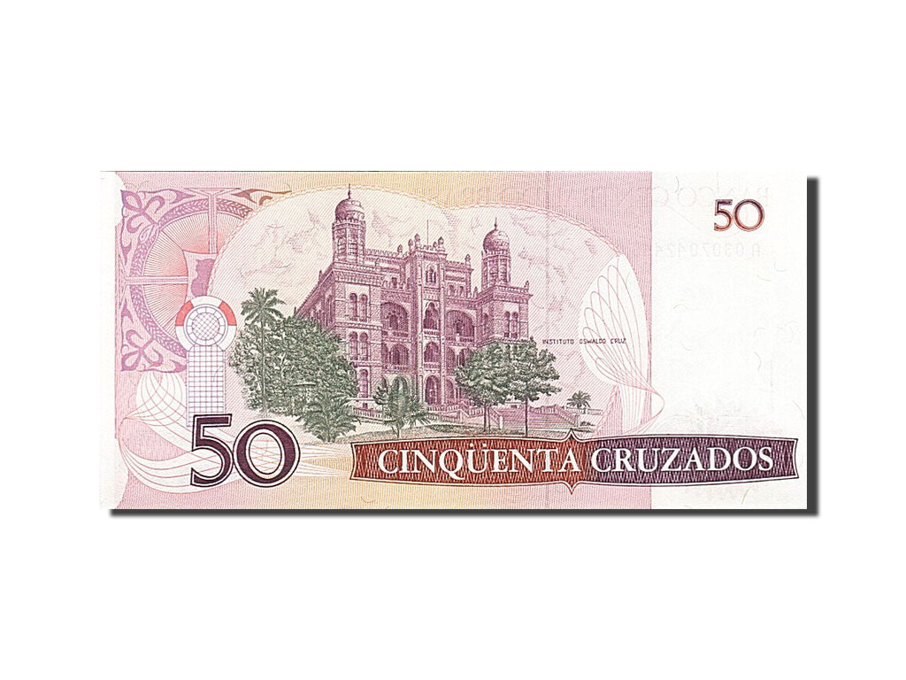 Banknot, Brazylia, 50 Cruzados, 1986, UNC(65-70)