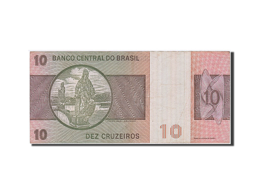 Billete, 10 Cruzeiros, 1979, Brasil, MBC+