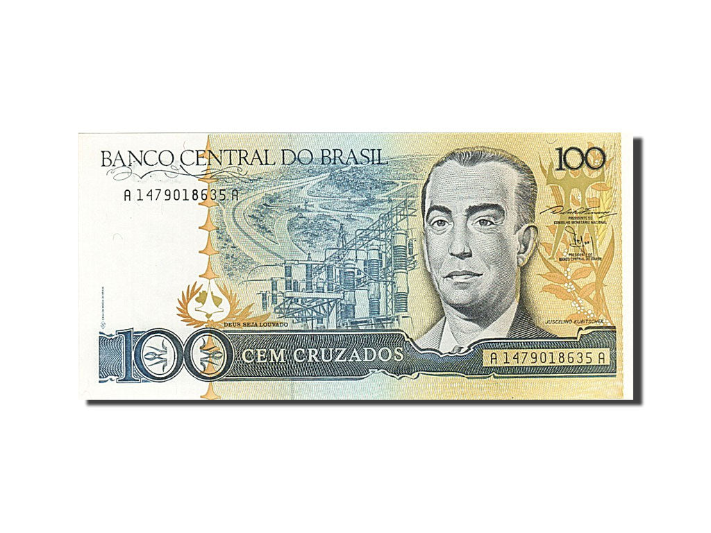 Billet, Brésil, 100 Cruzados, 1986, NEUF