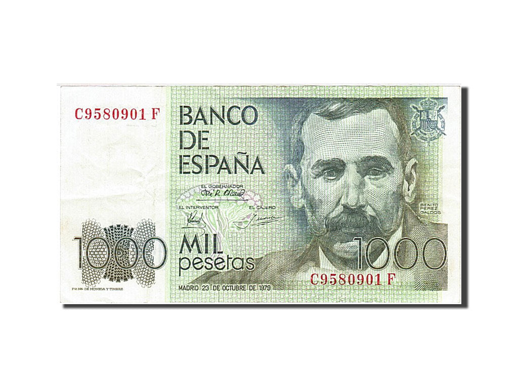 Geldschein, Spanien, 1000 Pesetas, 1979, 1979-10-23, SS+