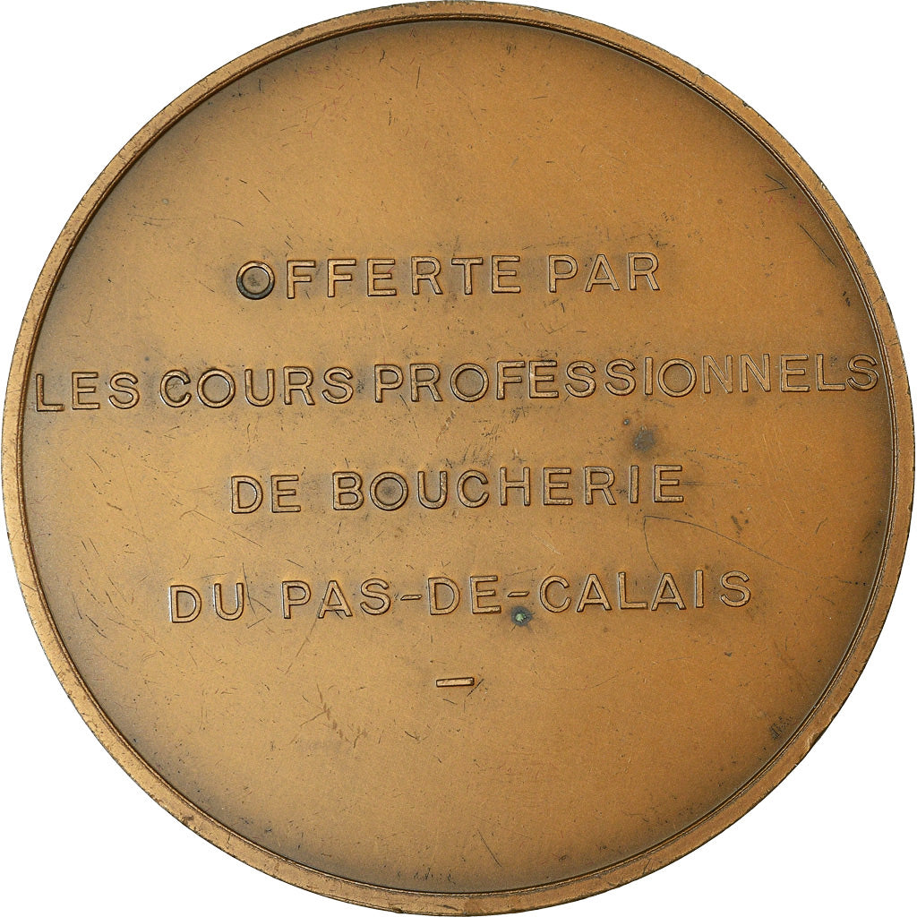 França, Medal, Cours Professionnels de Boucherie du Pas-de-Calais, 1977