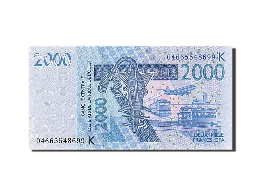 Banknote, West African States, 2000 Francs, 2003, UNC(65-70)