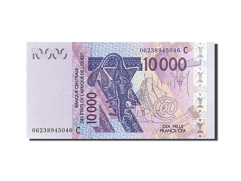 Banknote, West African States, 10,000 Francs, 2003, UNC(63)